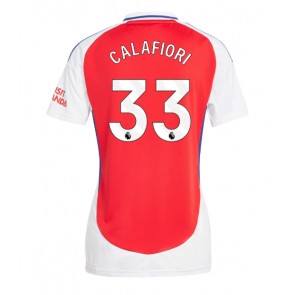 Arsenal Riccardo Calafiori #33 Hemmatröja Kvinnor 2024-25 Kortärmad